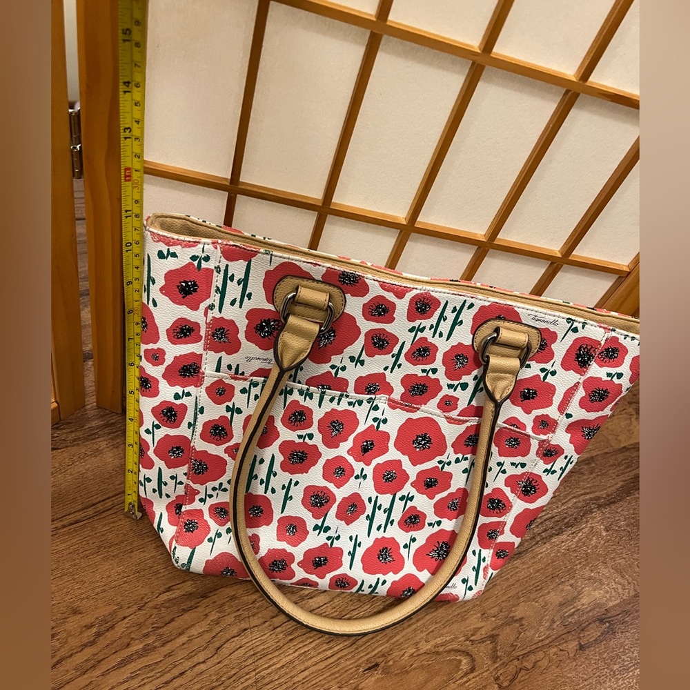 Tignanello Strawberry Poppy
Medium Handbag Tote Bag Purse - Picture 12 of 15
